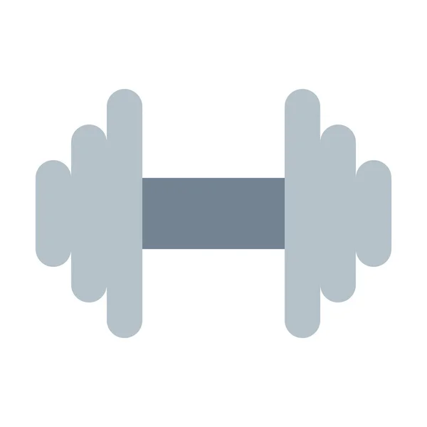 Sports Sport Barbell Icon Flat Style — 스톡 벡터