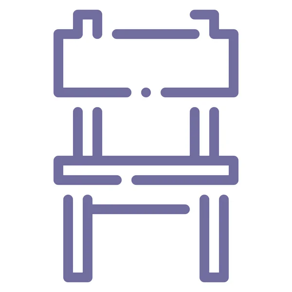 Иконка Интерьера Кресла Категории Мебель Домашние Украшения — стоковый вектор