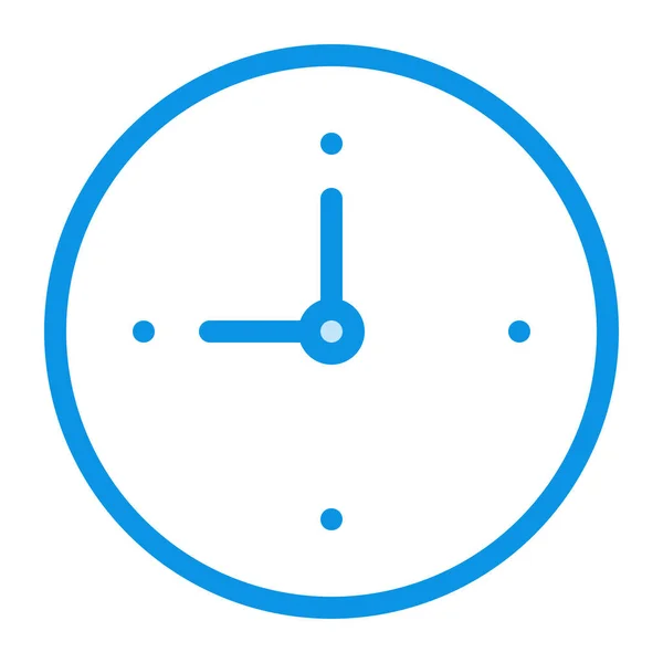 Reloj Retrasado Icono Inicio — Vector de stock