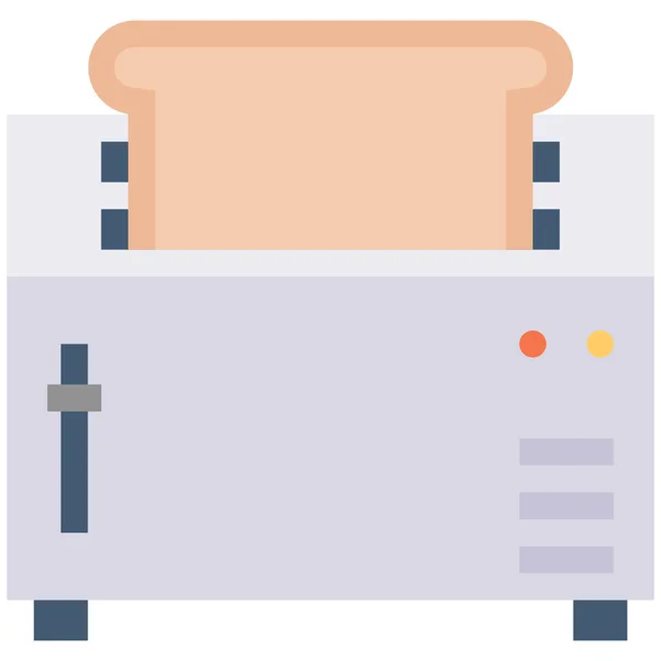 家电式面包厨房图标 — 图库矢量图片