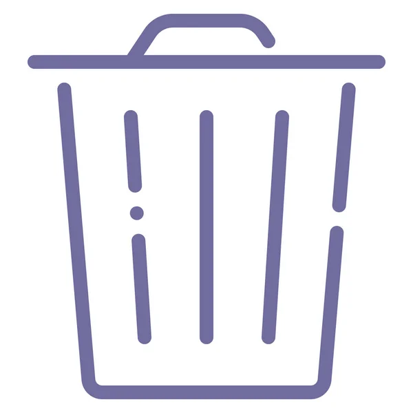 Διαγραφή Εικονιδίου Ανακύκλωσης Απορριμμάτων — Διανυσματικό Αρχείο