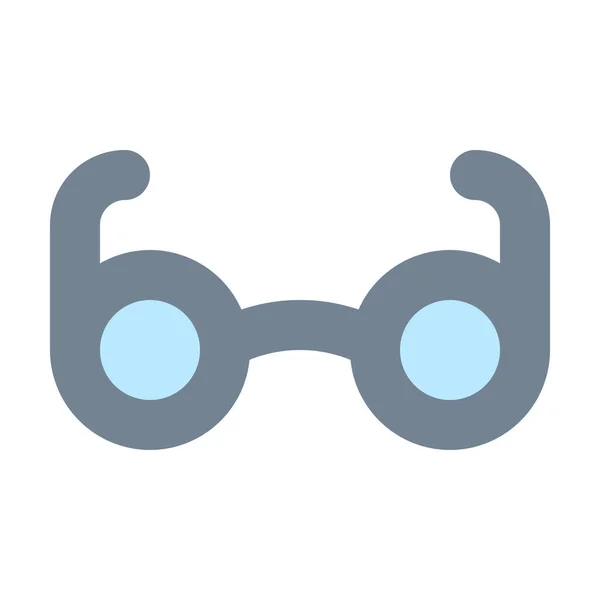 Óculos Inteligentes Ícone Leitura Estilo Plano — Vetor de Stock