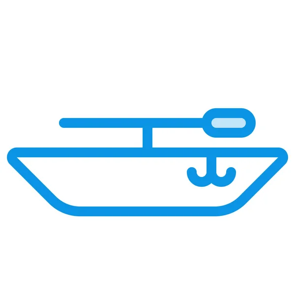 Boat Outline Vehicles Modes Transportation Icon Outline Style — Stock Vector