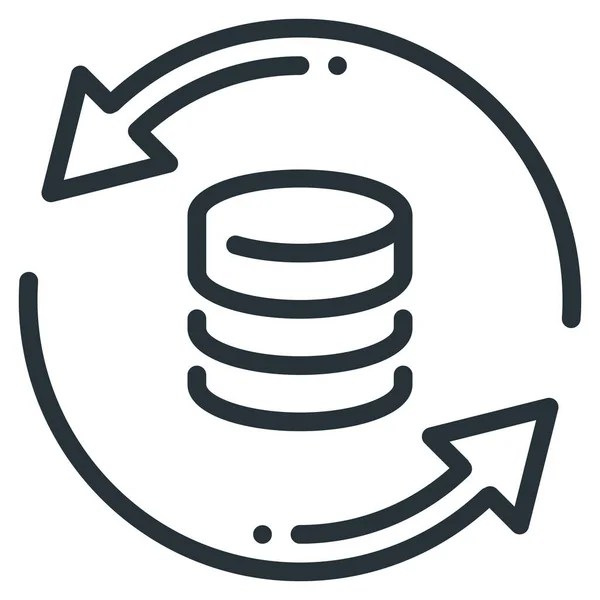 Datenbank Icon — Stockvektor