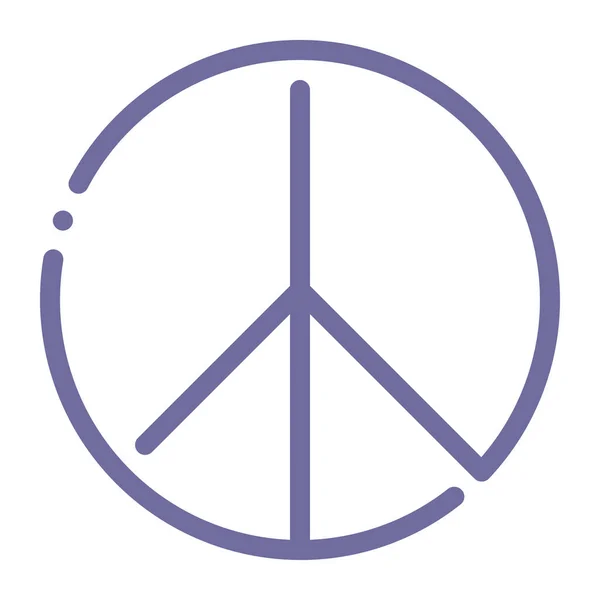 Hippie Pacifisme Icône Paix Dans Catégorie Signes Symboles — Image vectorielle