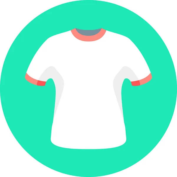 Camiseta Icono Camiseta Ropa Estilo Plano — Archivo Imágenes Vectoriales