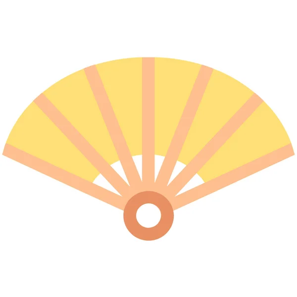 Cooling Fan Fanning Icon Summer Category — Stock Vector