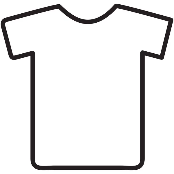 Значок Повсякденного Одягу Стилі Контур — стоковий вектор