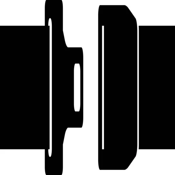 Cinturón Hebilla Icono Del Asiento Estilo Sólido — Vector de stock
