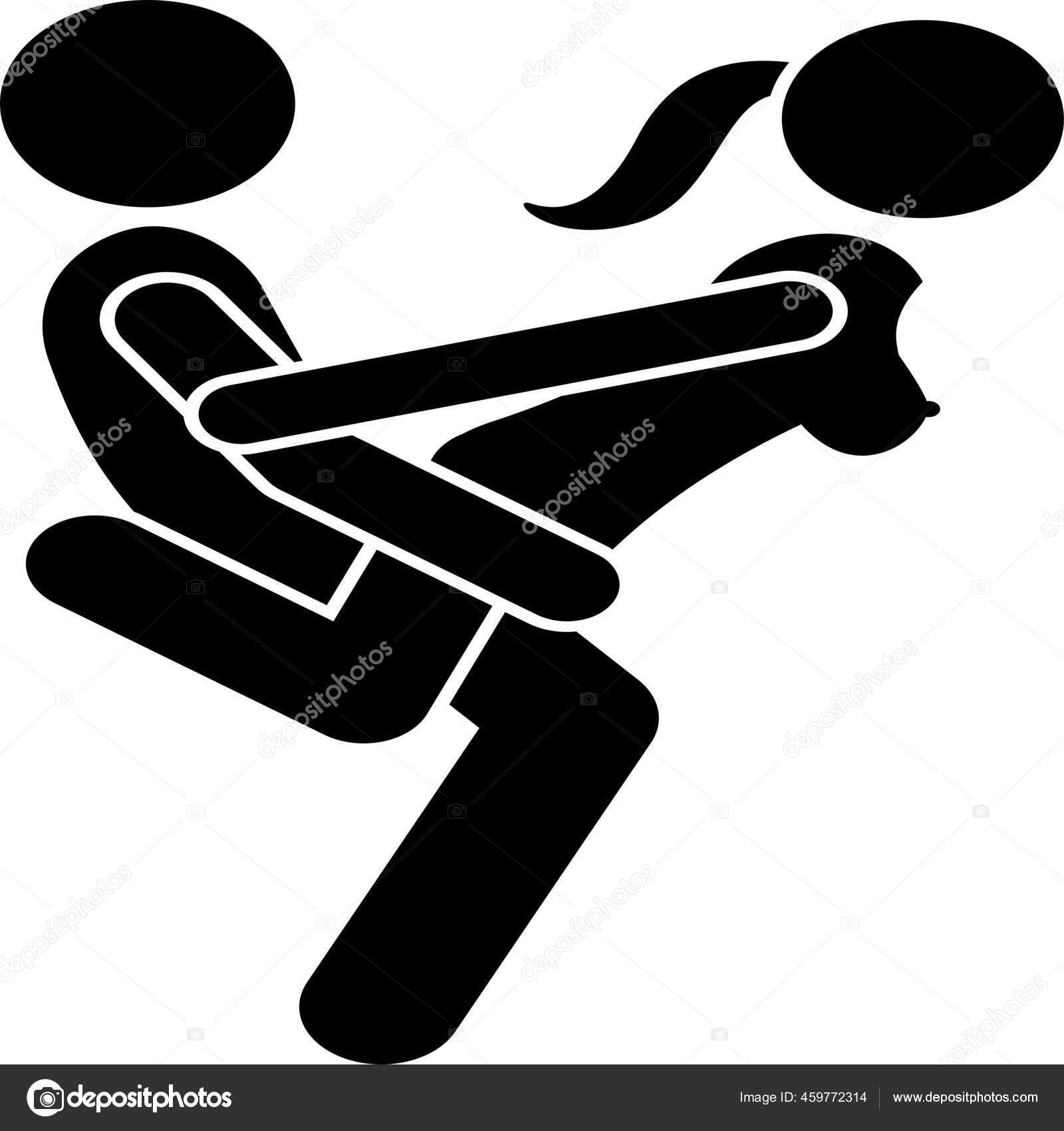 Kama Sutra Kamasutra Position Icon Solid Style Stock Vector by ©iconfinder  459772314