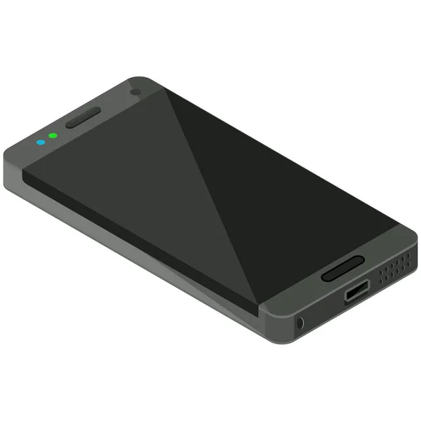 Icône Gadget Appareil Téléphone Portable Dans Style Isometric — Image vectorielle