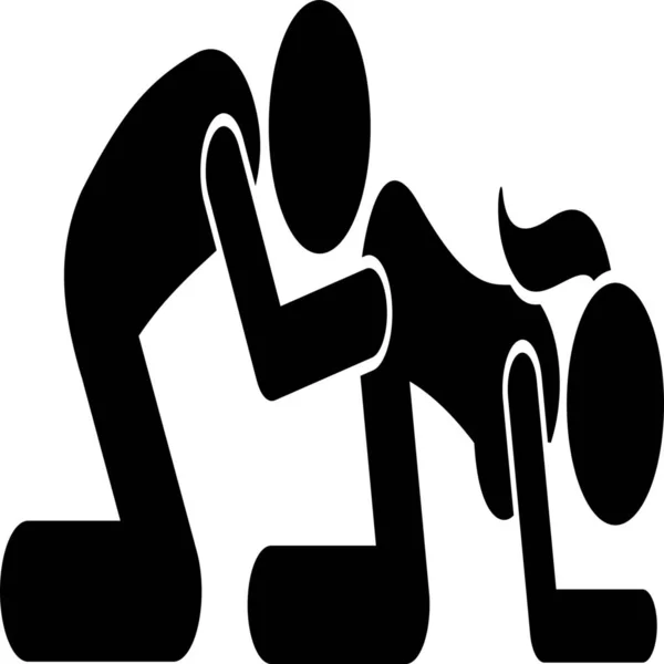 Butt Fetish Foreplay Icon Solid Style — Διανυσματικό Αρχείο