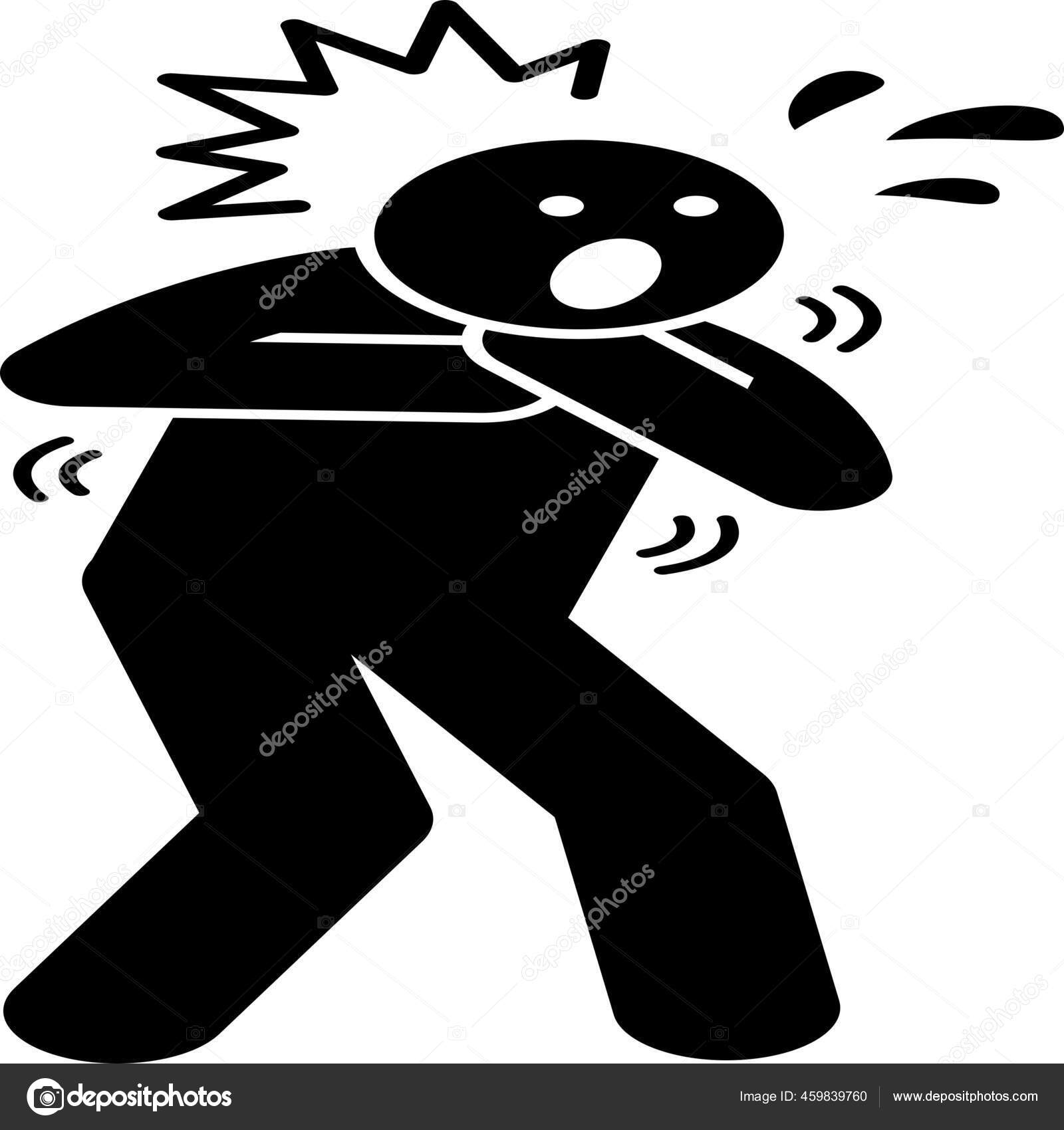 Choke Choked Choking Icon Solid Style Stock Vector by ©iconfinder 459839760