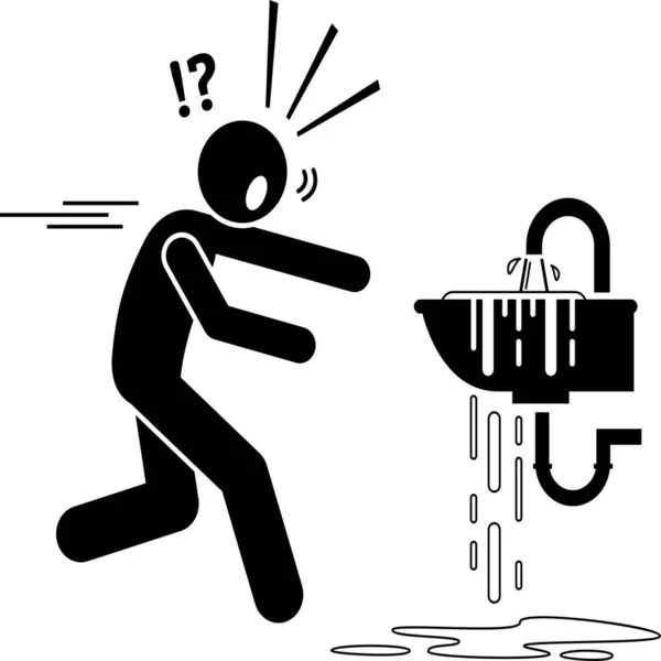 Clogged Drain Faucet Icon Family Home Category Stock Vector by ©iconfinder  459840762