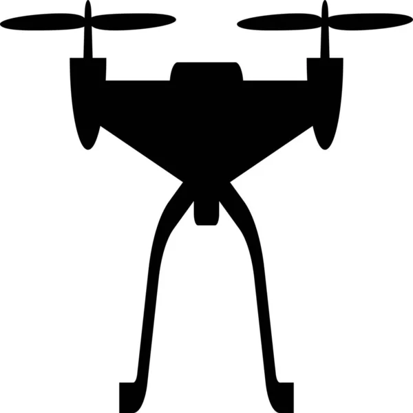 Drone Quad Copter Quadcopter Icono — Archivo Imágenes Vectoriales