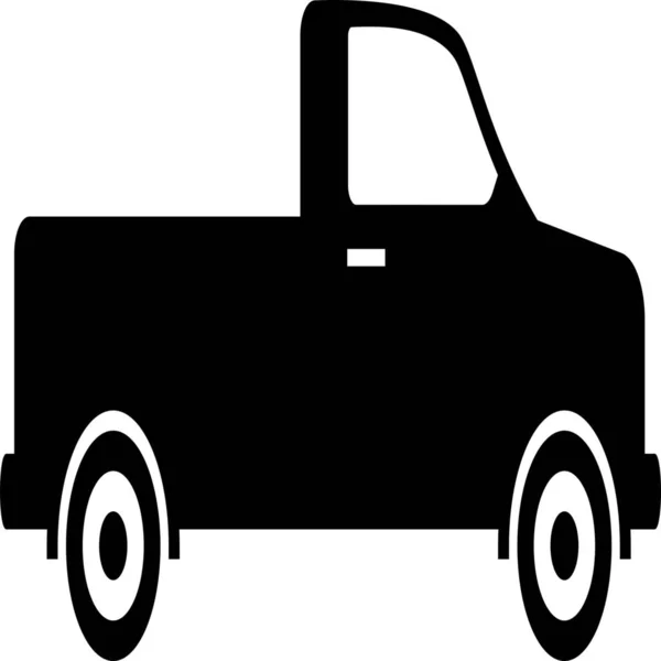 Auto Abholen Pickup Symbol — Stockvektor