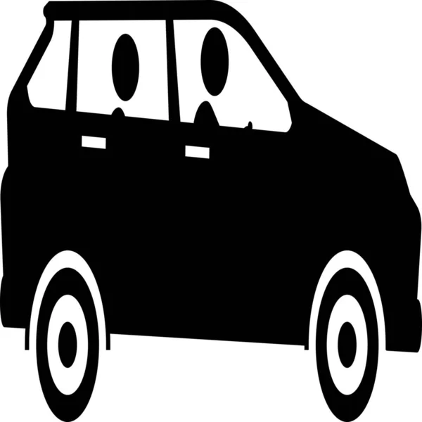 Araçlar Ulaşım Kategorisindeki Arka Koltuk Araba Sürücüsü Simgesi — Stok Vektör