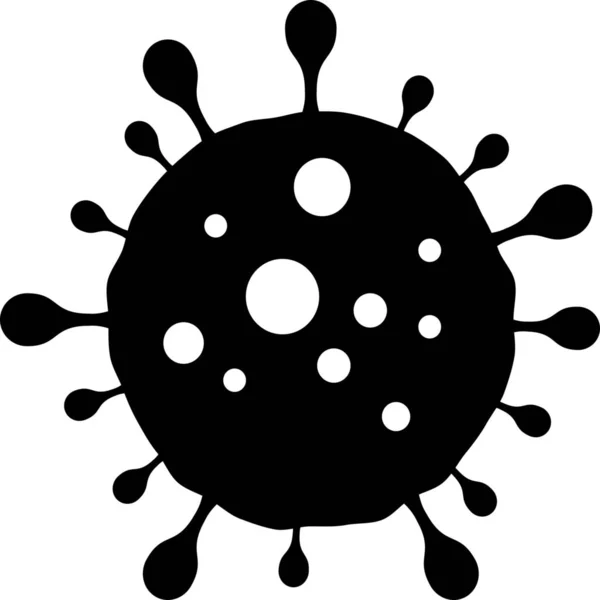 Coronavirus Covid Covid19 Icono — Vector de stock