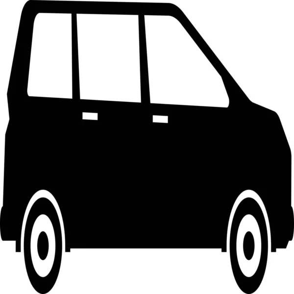 Família Carros Ícone Mpv Veículos Modos Transporte Categoria — Vetor de Stock
