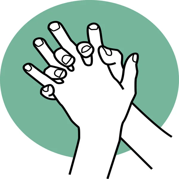 清洁手指图标 — 图库矢量图片