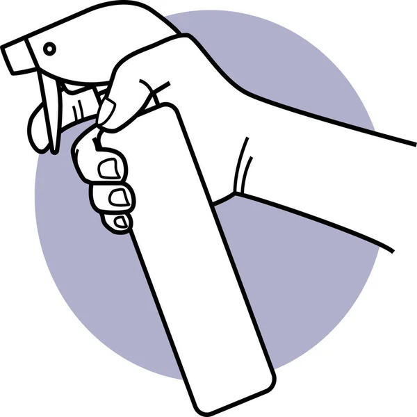 Значок Чистки Рук — стоковый вектор