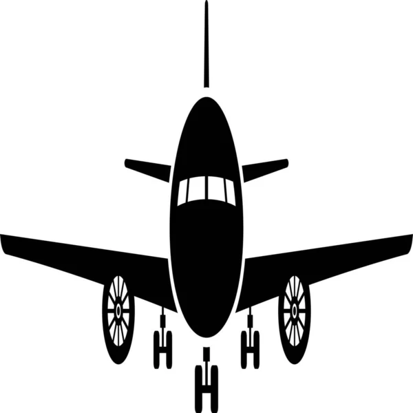 Avião Airbus Ícone Avião Veículos Modos Transporte Categoria — Vetor de Stock