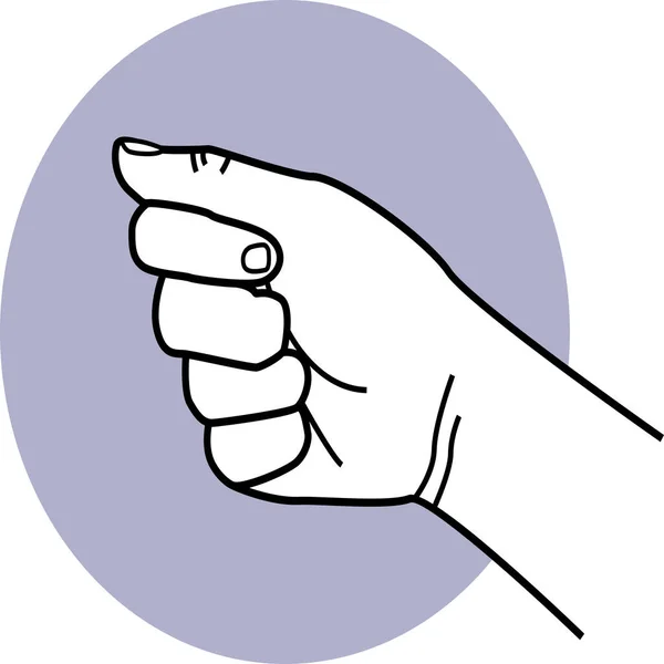 Значок Большого Пальца Руки — стоковый вектор