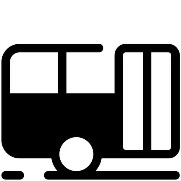 Icône Vol Bus Aéroport — Image vectorielle