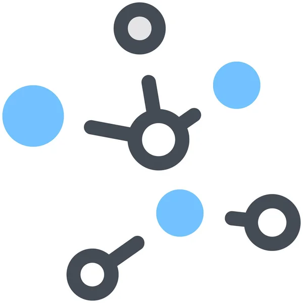 Pictogram Chemische Nanotechnologie — Stockvector