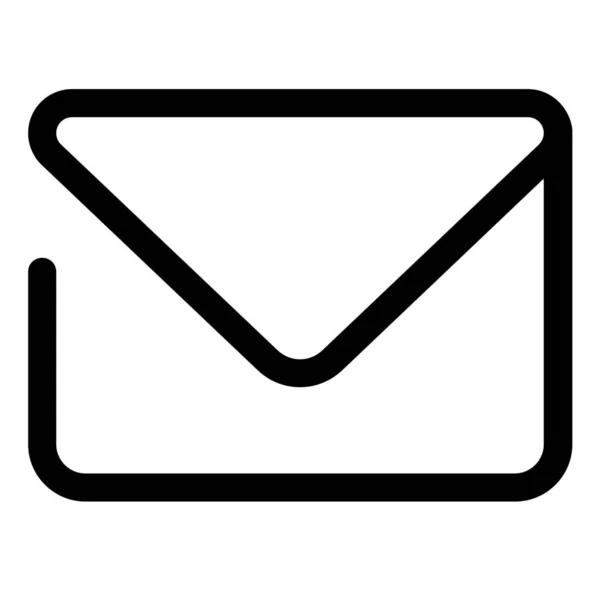 Mensaje Correo Carta Icono — Vector de stock