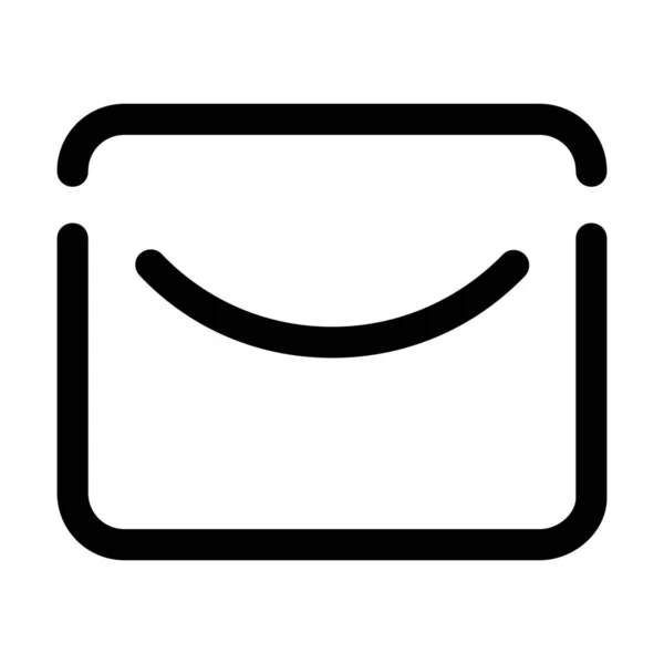 教育电子邮件信封图标为固态风格 — 图库矢量图片