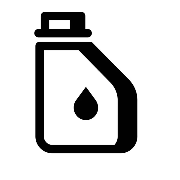 Ikona Zbiornika Usług Trzciny Cukrowej Stylu Zarys — Wektor stockowy