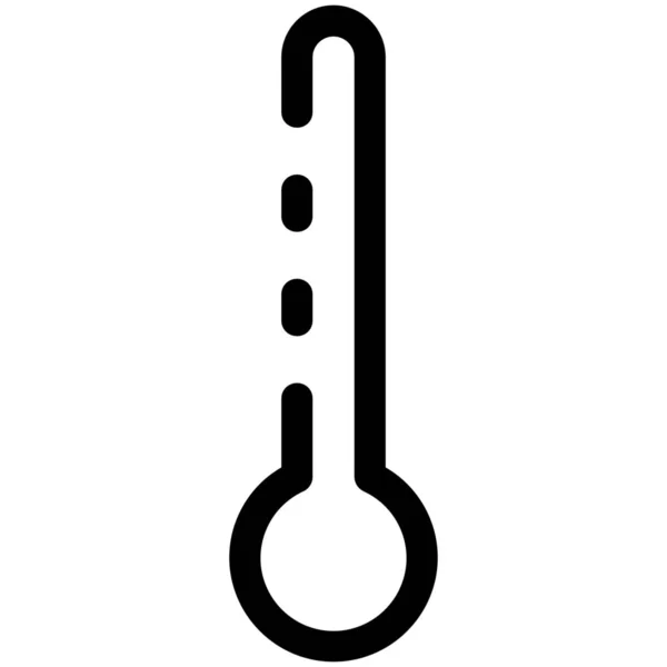 Thermometer Temperaturmessung — Stockvektor