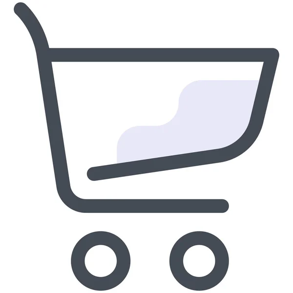 Carrito Cesta Icono Compra — Vector de stock