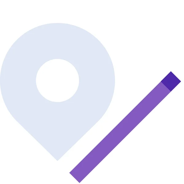 Google Gps Haritaları Haritası Simgesini Haritalar Navigasyon Kategorisinde Göster — Stok Vektör