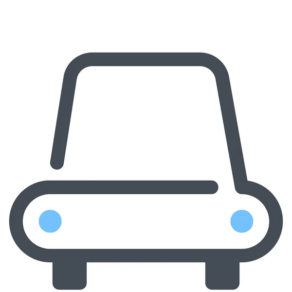 Icono Estacionamiento Automóviles Estilo Contorno Lleno — Vector de stock