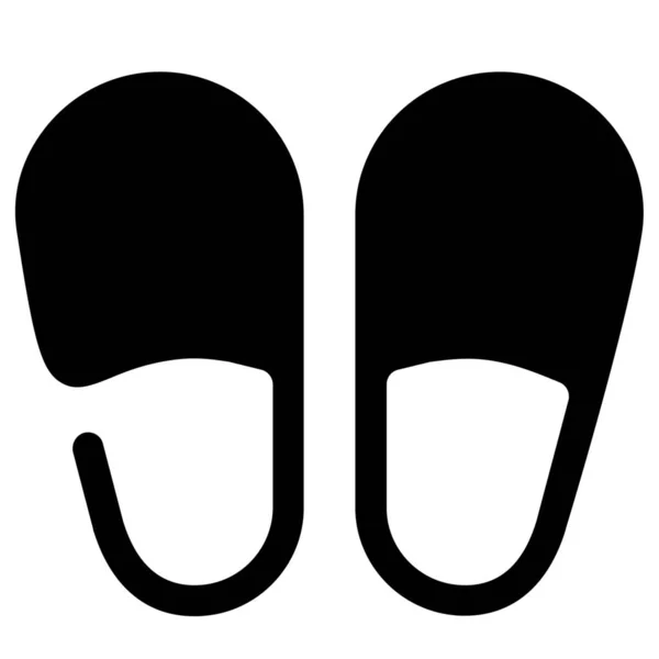Взуття Оздоровчий Спальний Значок — стоковий вектор