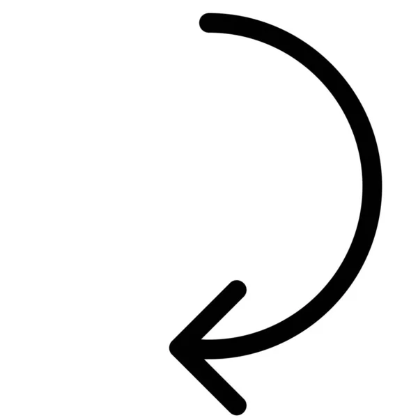 Pfeil Redo Symbol Drehen — Stockvektor