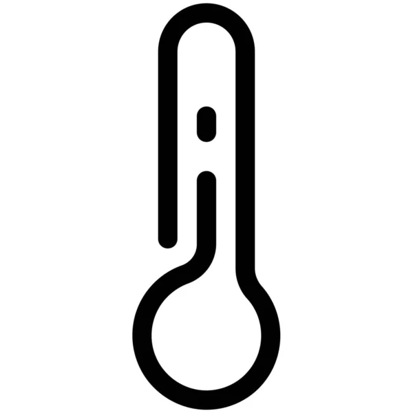 Teplota Stupeň Počasí Ikona — Stockový vektor