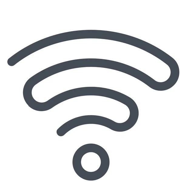 Interfaz Wifi Signos Icono — Archivo Imágenes Vectoriales