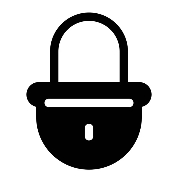 Lock Close Public Icon — Stock Vector