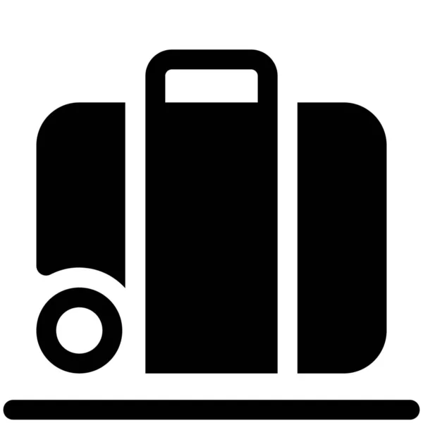 Flugreise Gepäcksymbol — Stockvektor