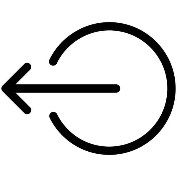 Sortie Icône Signe — Image vectorielle