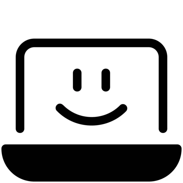 Иконка Лицо Компьютера — стоковый вектор