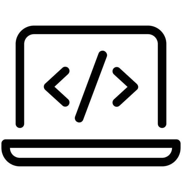 Ikonen För Programkodning — Stock vektor