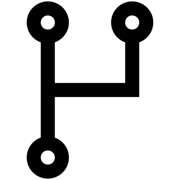 实型板电路连接图标 — 图库矢量图片