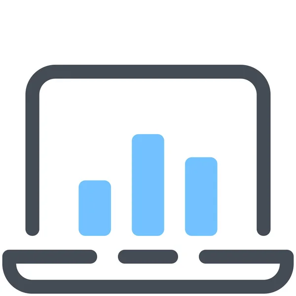 Connessione Connessioni Hosting Icona Stile Outline — Vettoriale Stock