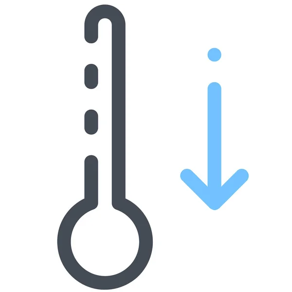 Seta Para Baixo Ícone Calor Agricultura Agricultura Categoria Jardinagem —  Vetores de Stock