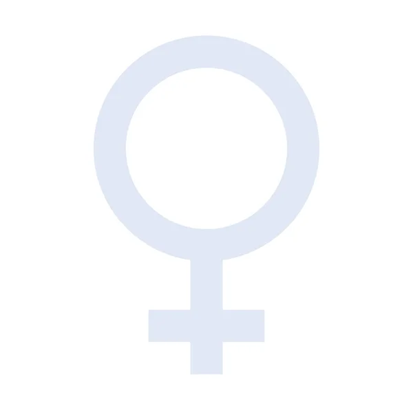 女性平面图标 平面风格 — 图库矢量图片