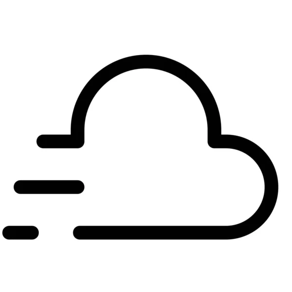 Ikona Przechowywania Danych Chmurze — Wektor stockowy